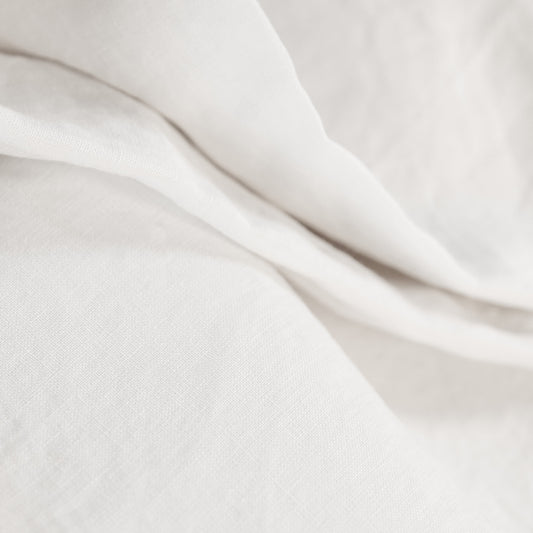 Pellava-aluslakana 240x270 cm | valkoinen