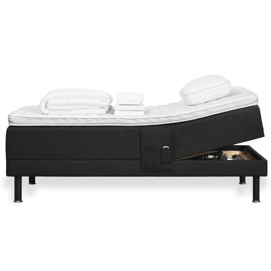 Täydellinen Zone Lux -moottorisänkypaketti 90x200 cm | puolikiinteä