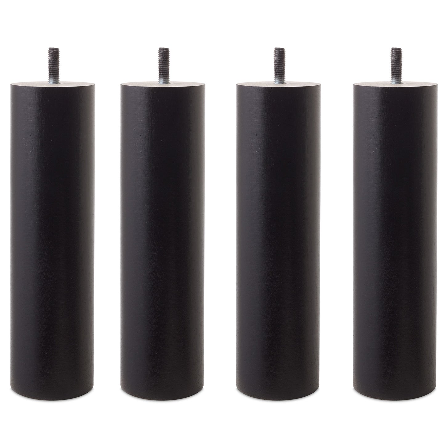 Original Round bed leg set 20 cm | black