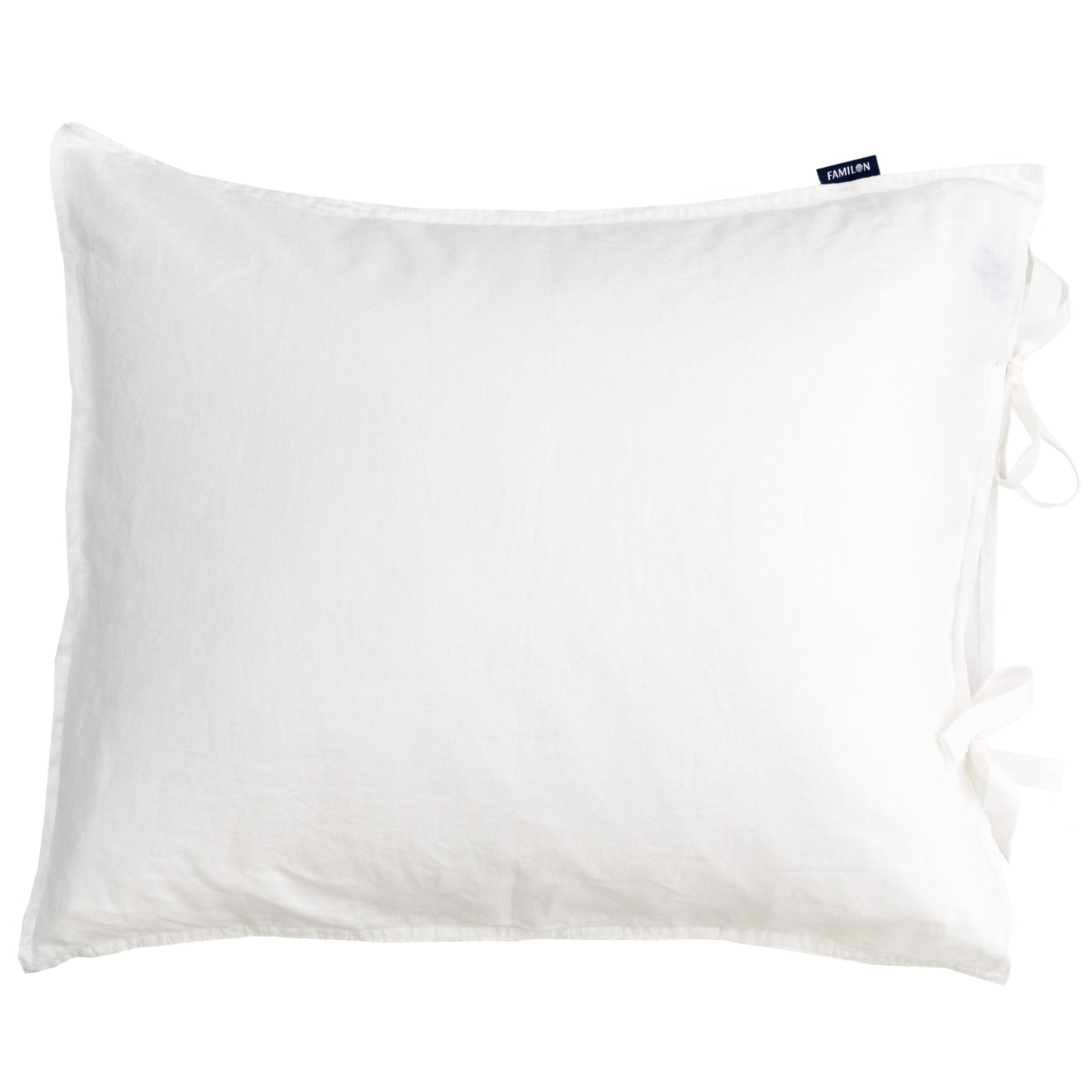 Linen large pillowcase | white