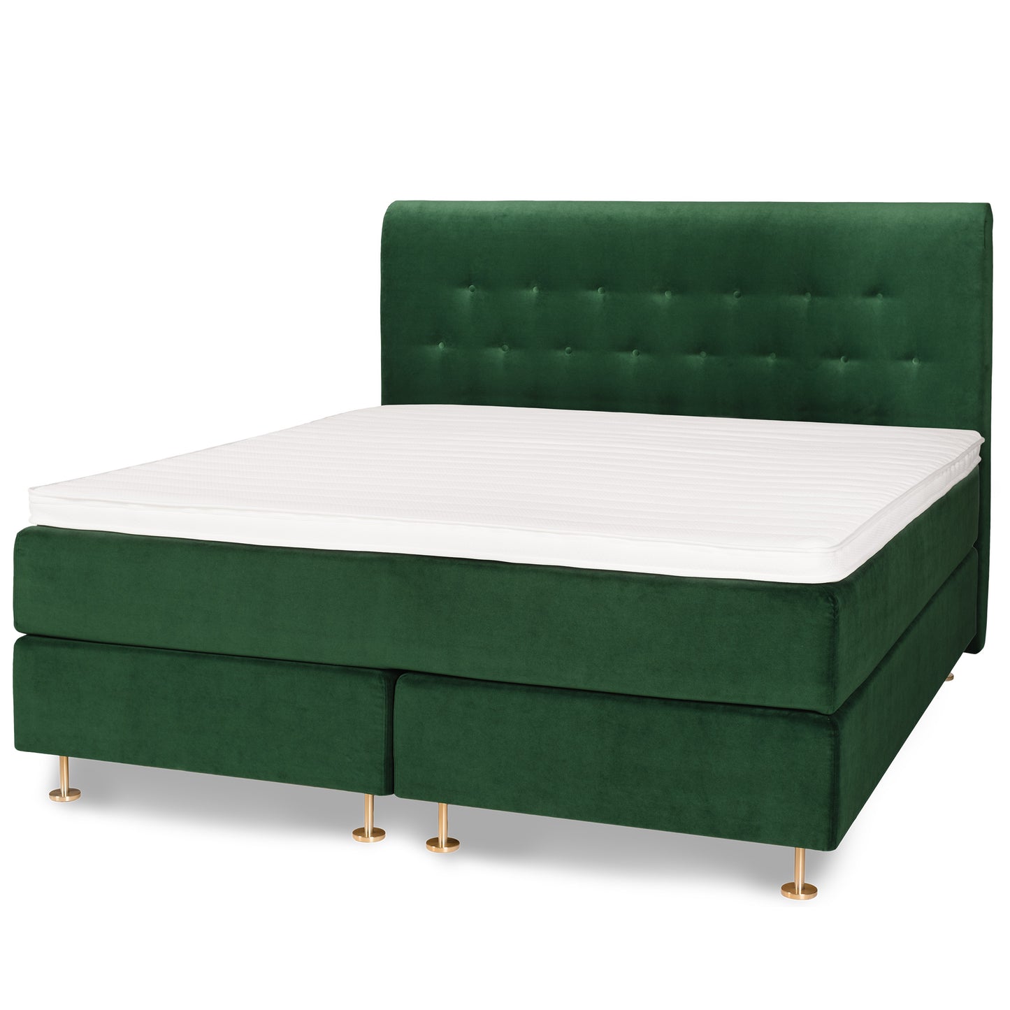 Velvet Lux headboard | dark green