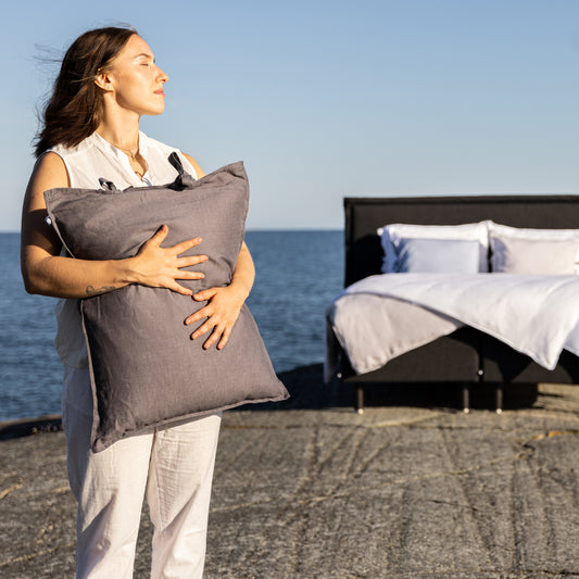 Zone-sängynpääty | tummanharmaa