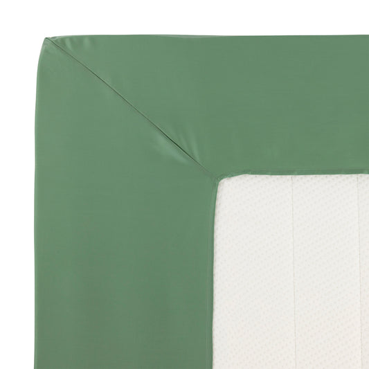 Tencel satin fitted sheet 160x200 cm | birch