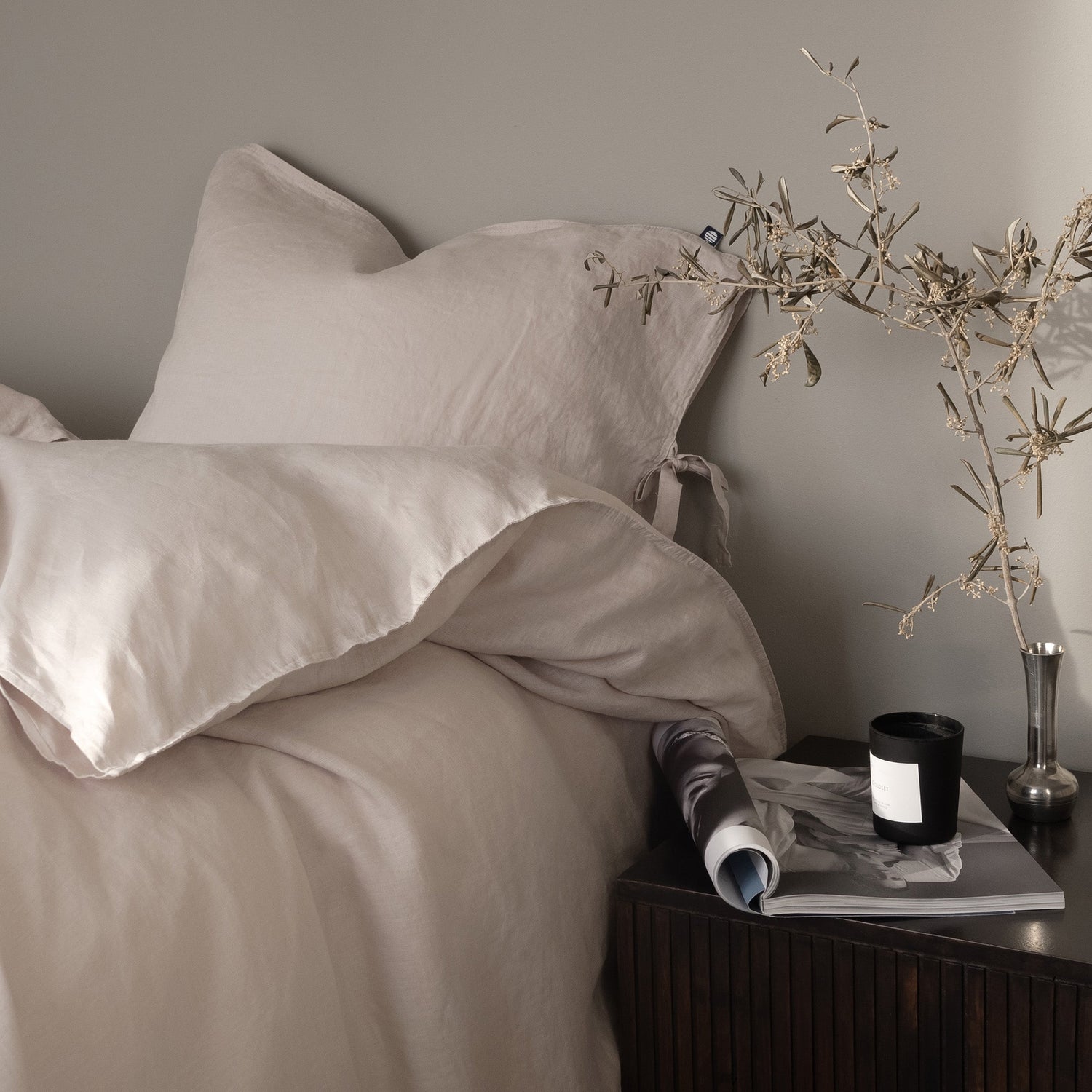 Linen duvet cover set