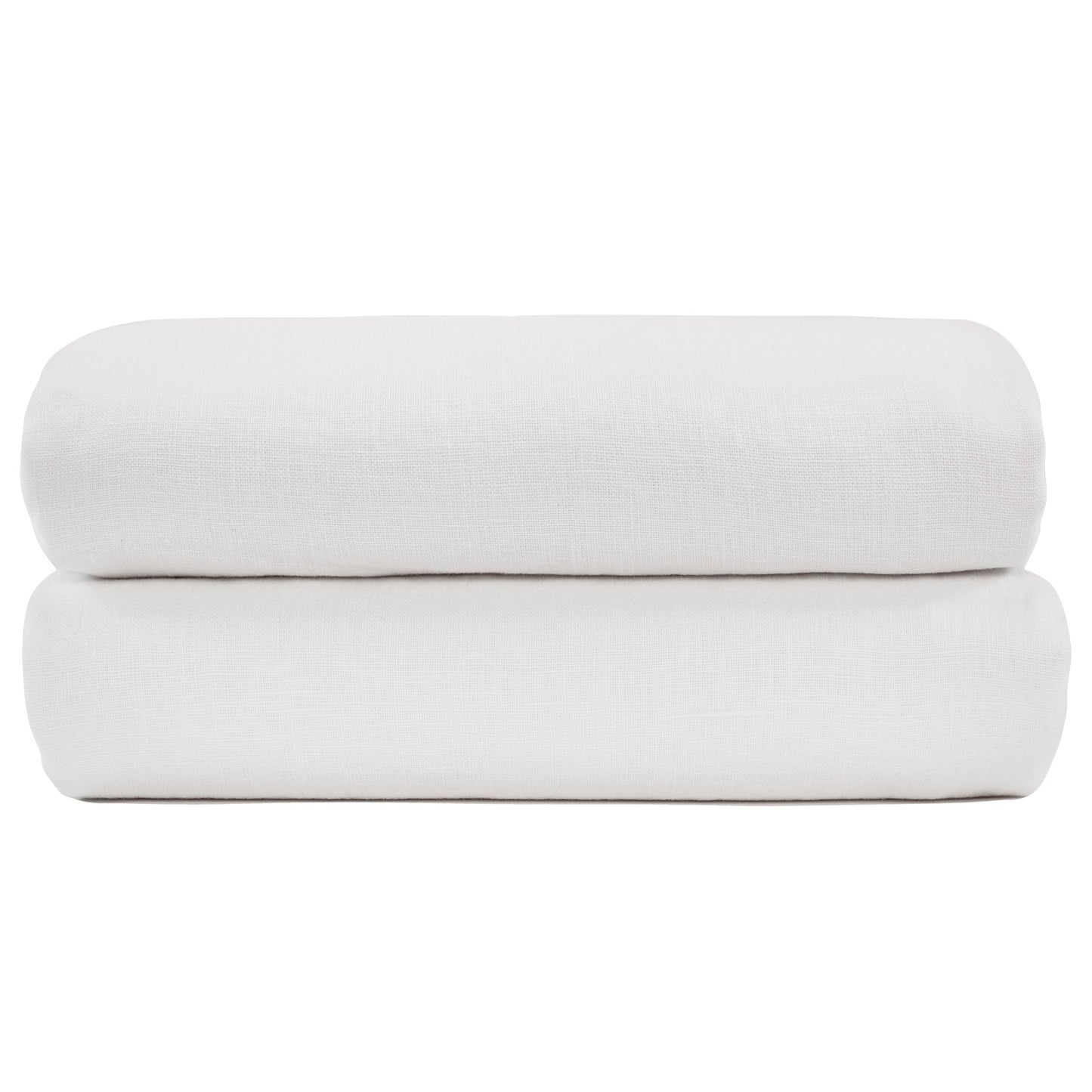 Linen flat sheet 240x270 cm | white