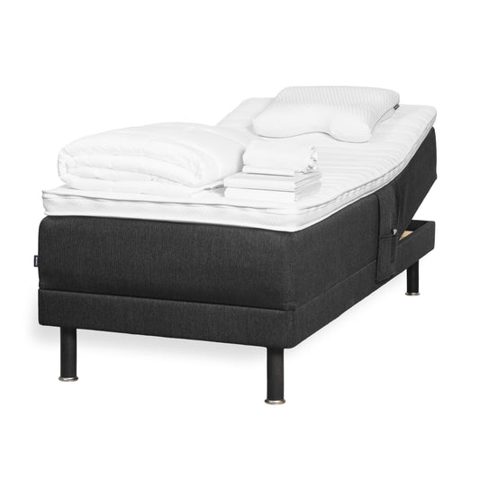 Complete Zone Lux adjustable bed bundle 90x200 cm | firm