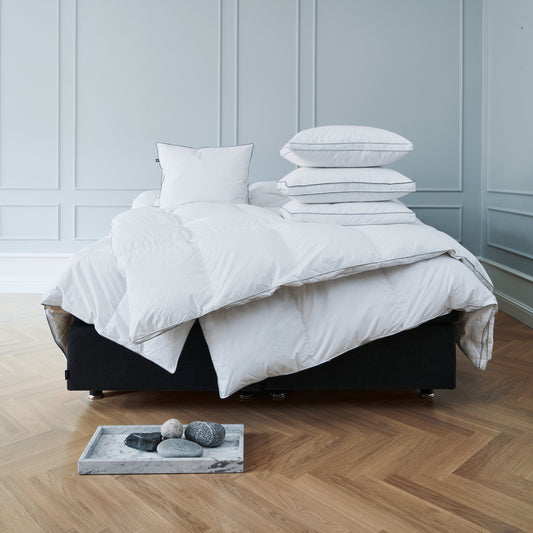 Hotel continental bed 180x200 cm | dark grey