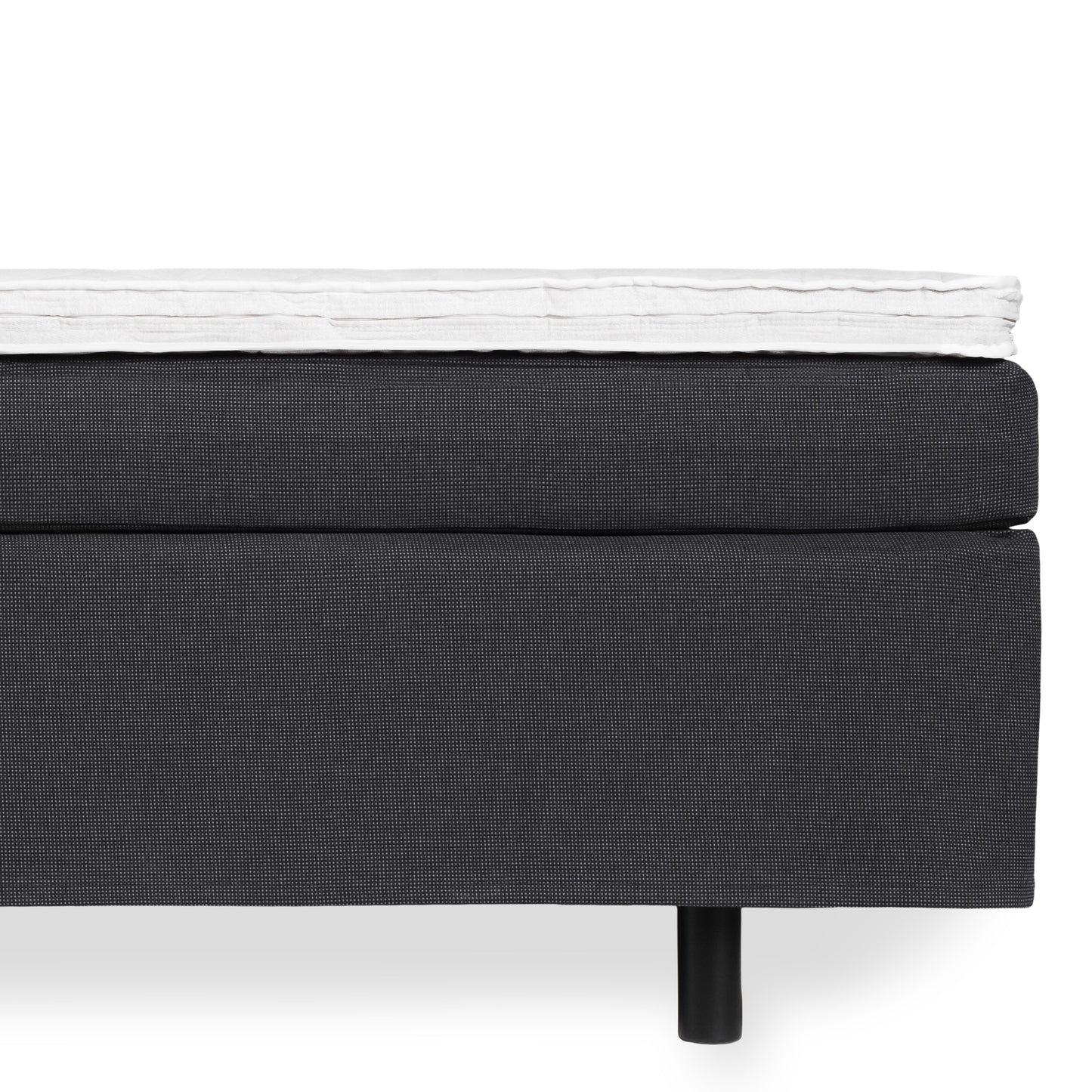 Continental-hotellijenkkisänky 160x210 cm | tummanharmaa