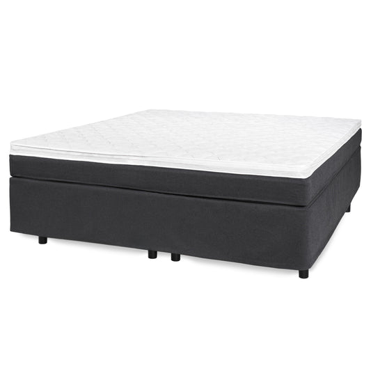Continental hotel bed bundle 160x210 cm | dark grey