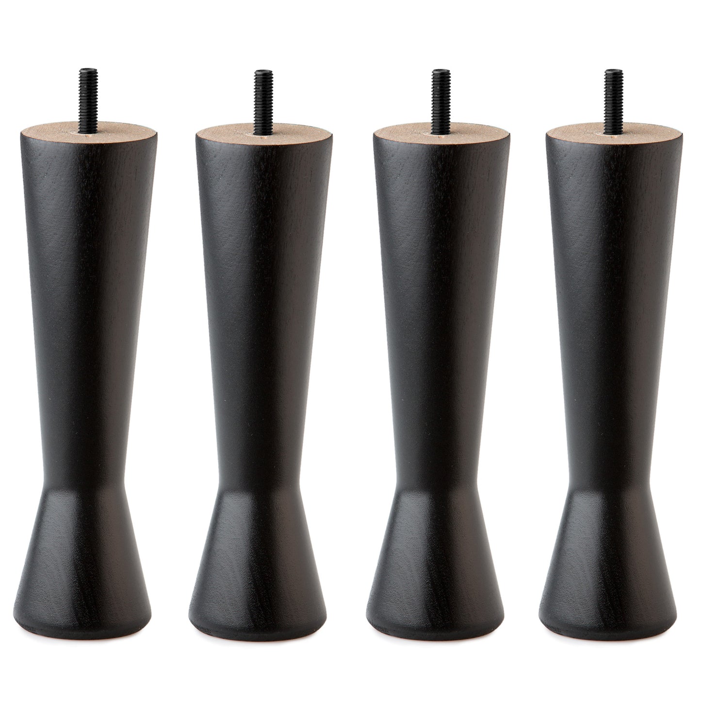 Shape-sängynjalat 12 cm | musta