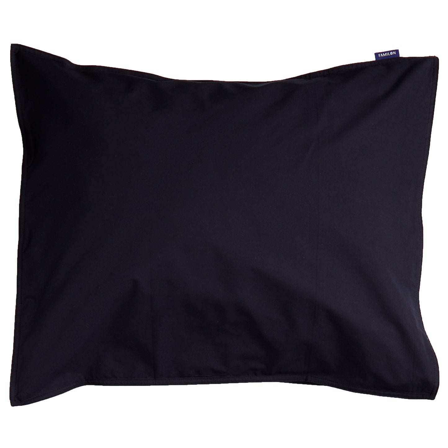 Percale large pillowcase | soot black