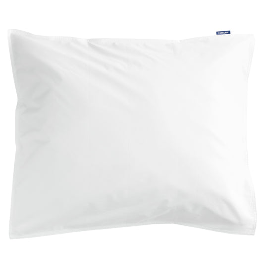 Percale large pillowcase | white