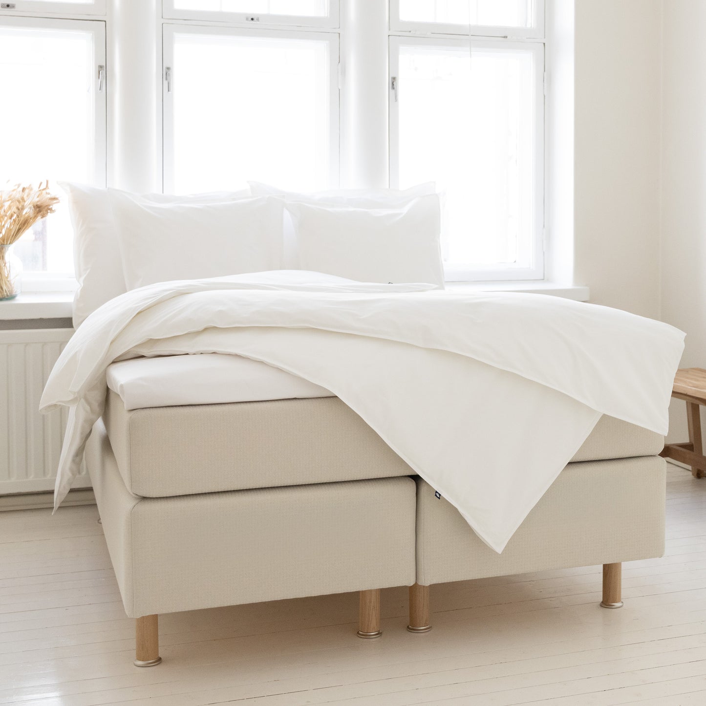 Hotel continental bed 180x200 cm | putty