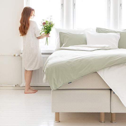 Hotel continental bed 180x200 cm | putty