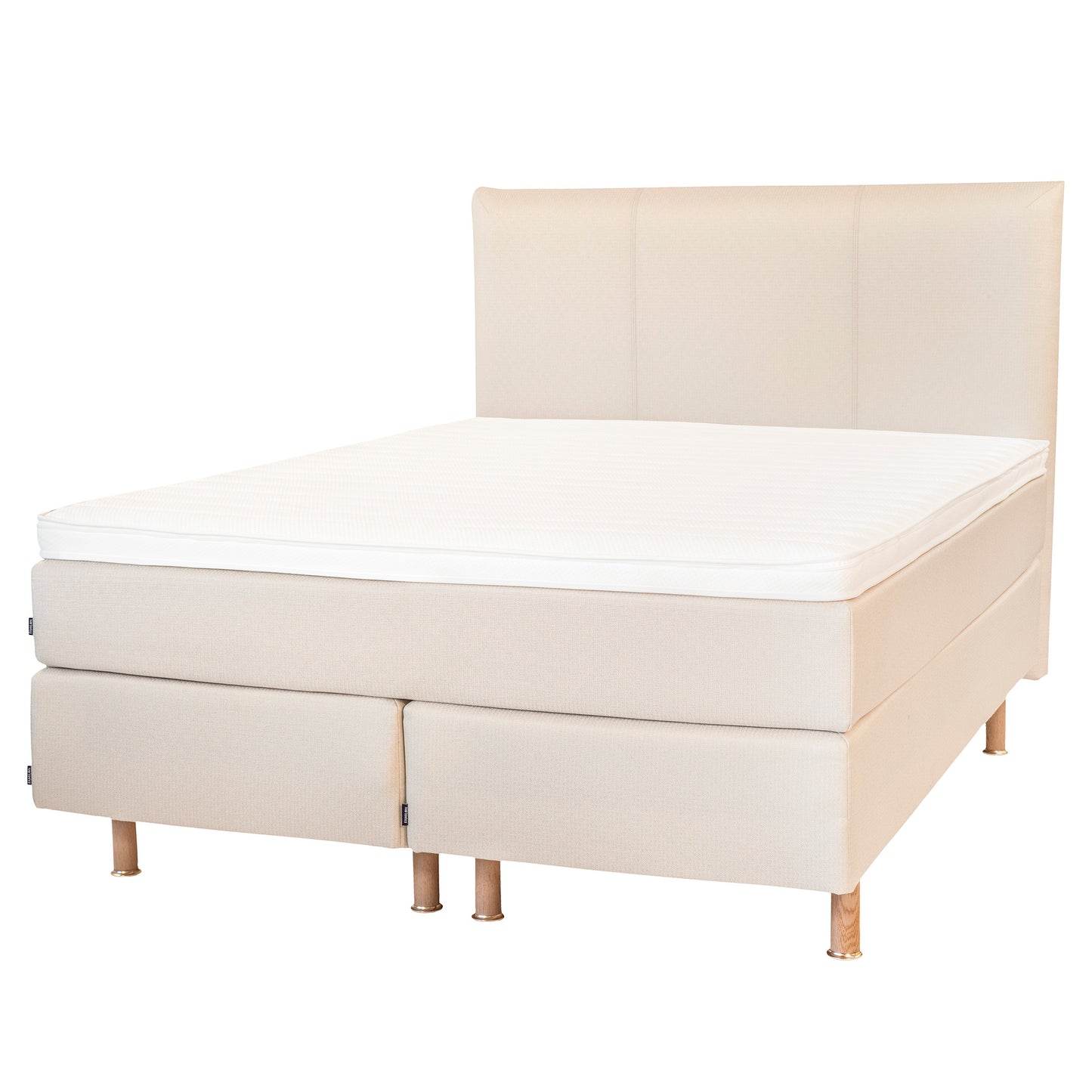 Hotel continental bed 160x200 cm | putty