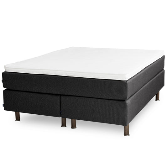 Hotel continental bed 180x200 cm | dark grey