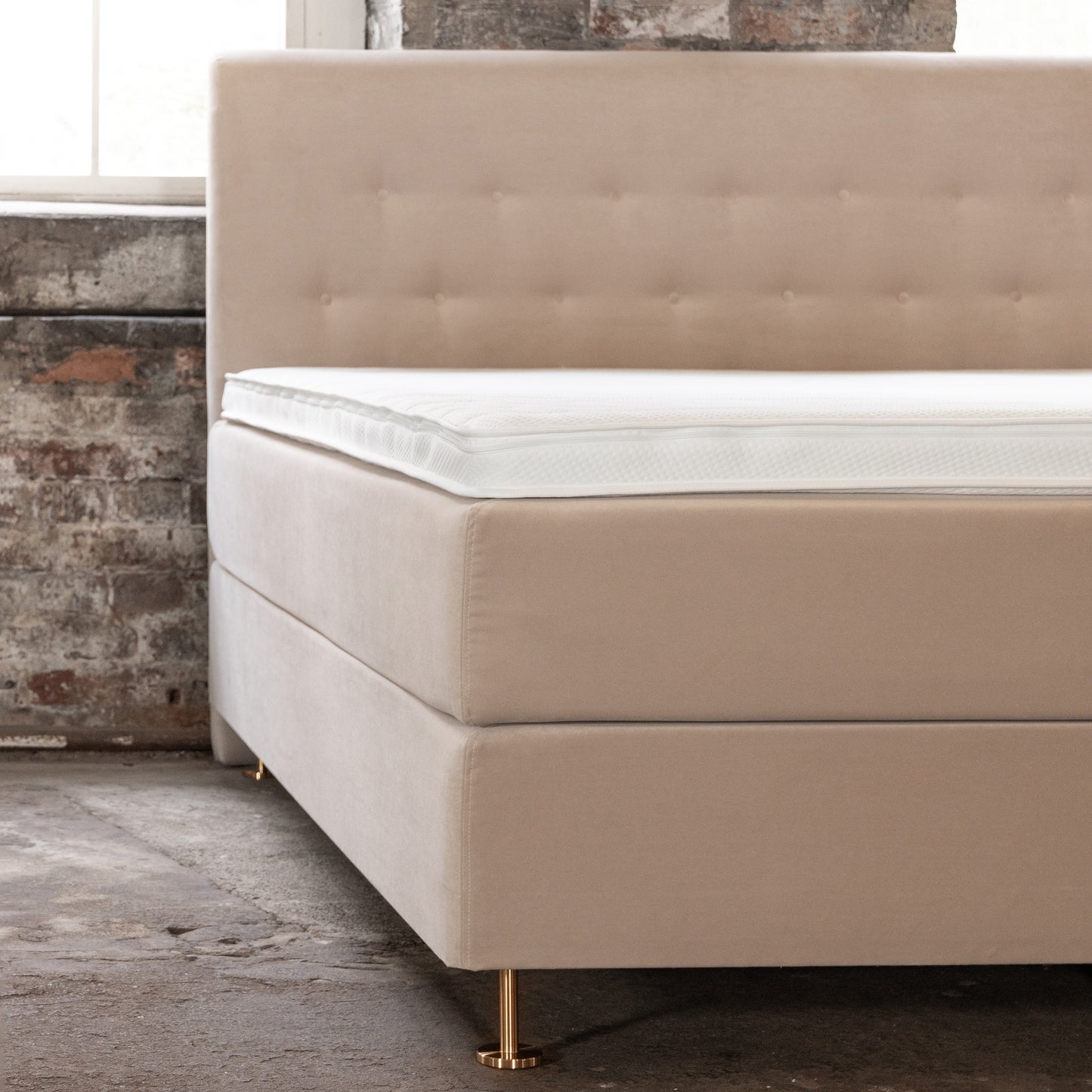 Velvet Lux headboard | beige