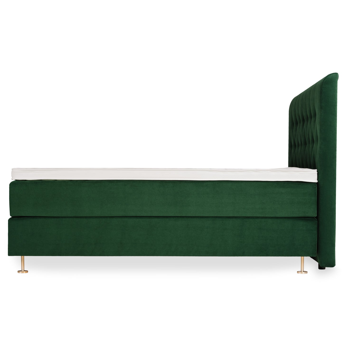 Velvet Lux headboard | dark green