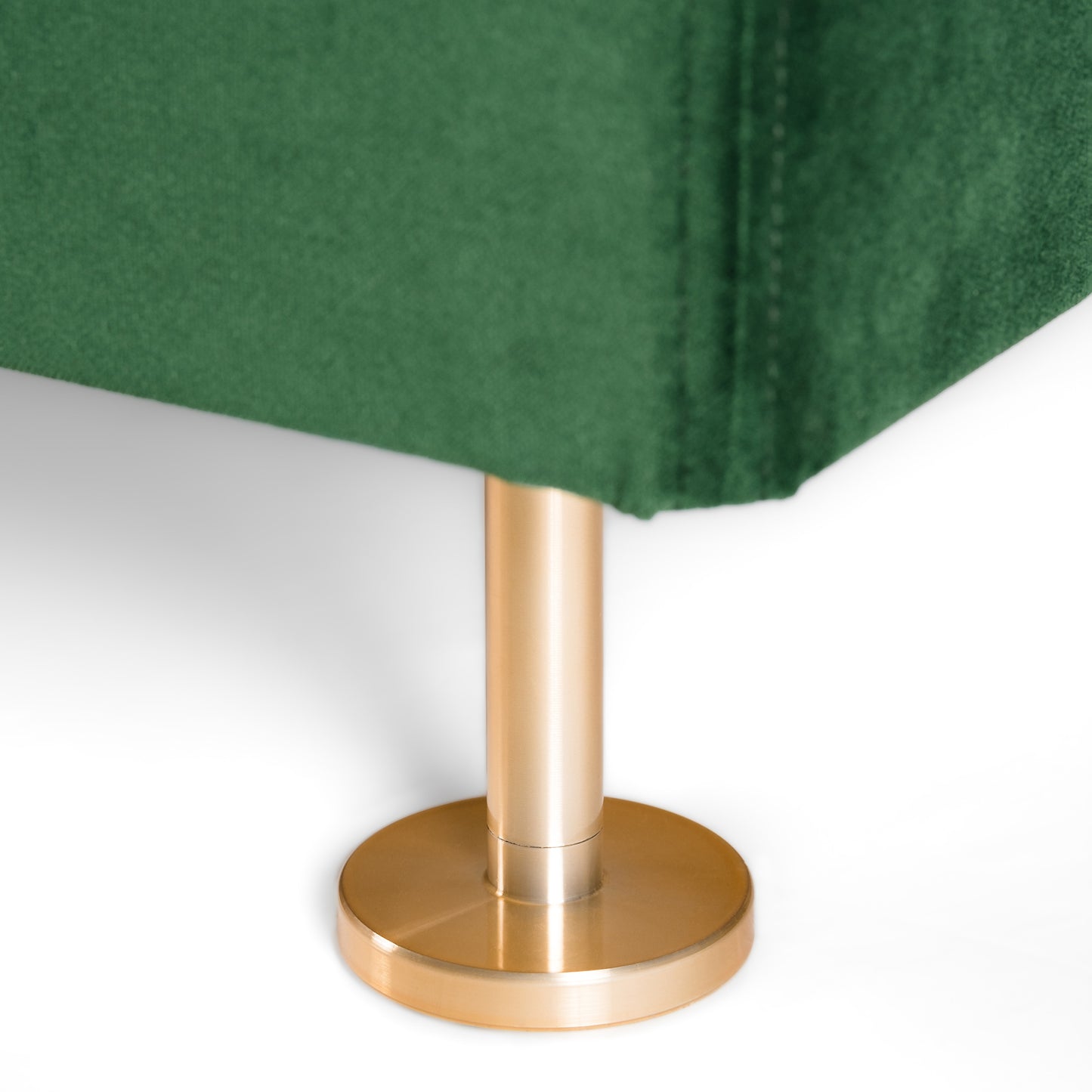 Velvet Lux continental bed bundle 180x200 cm | dark green