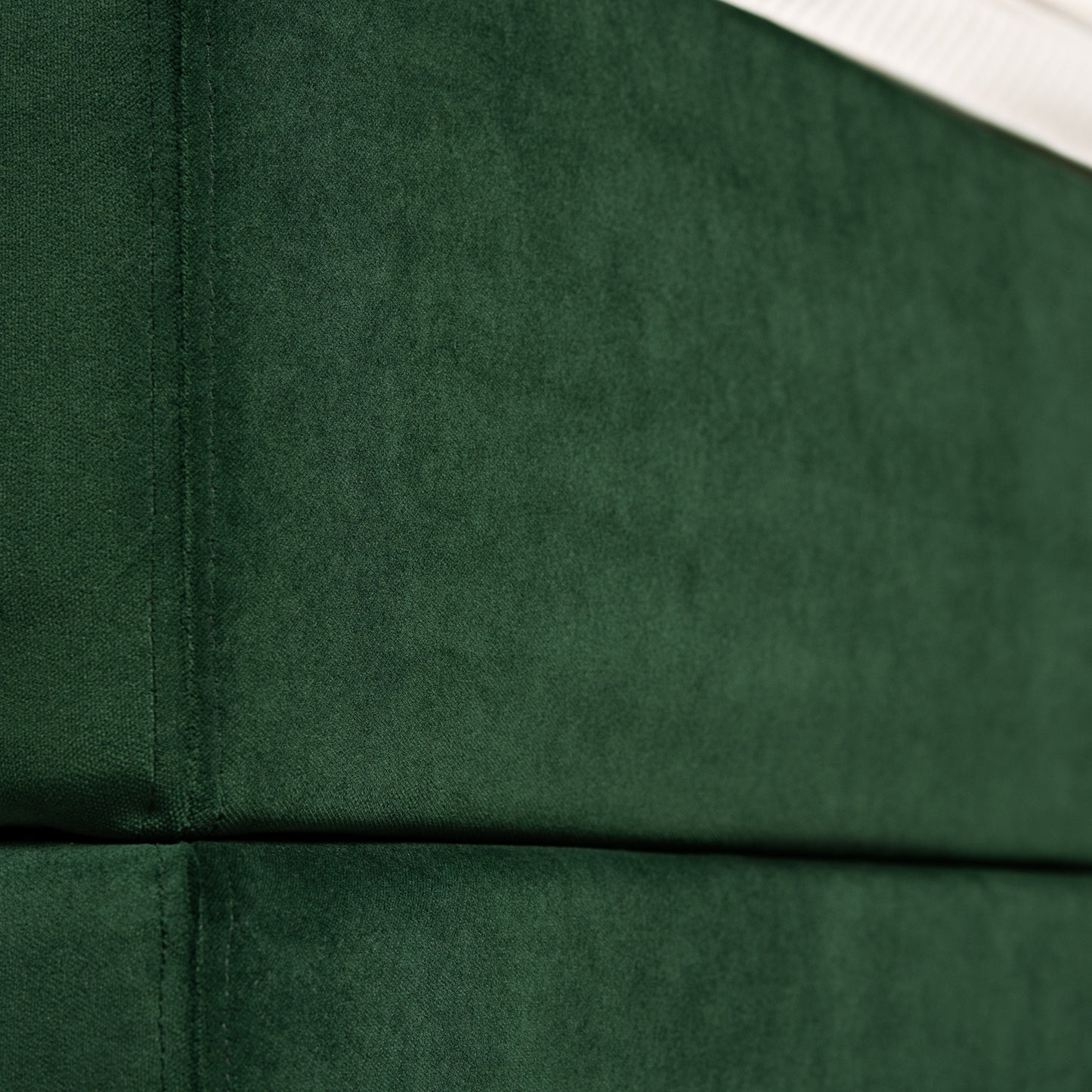 Velvet Lux continental bed bundle 180x200 cm | dark green