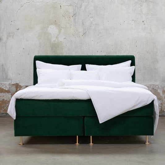 Velvet Lux headboard | dark green