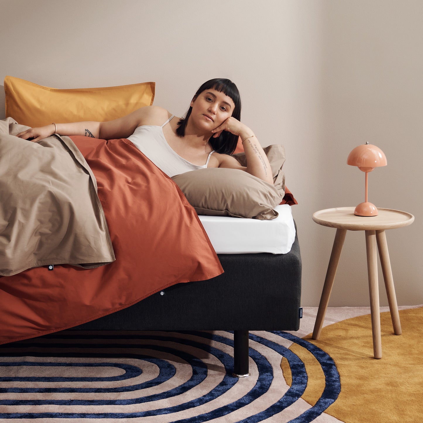 Percale duvet cover set | fall foliage