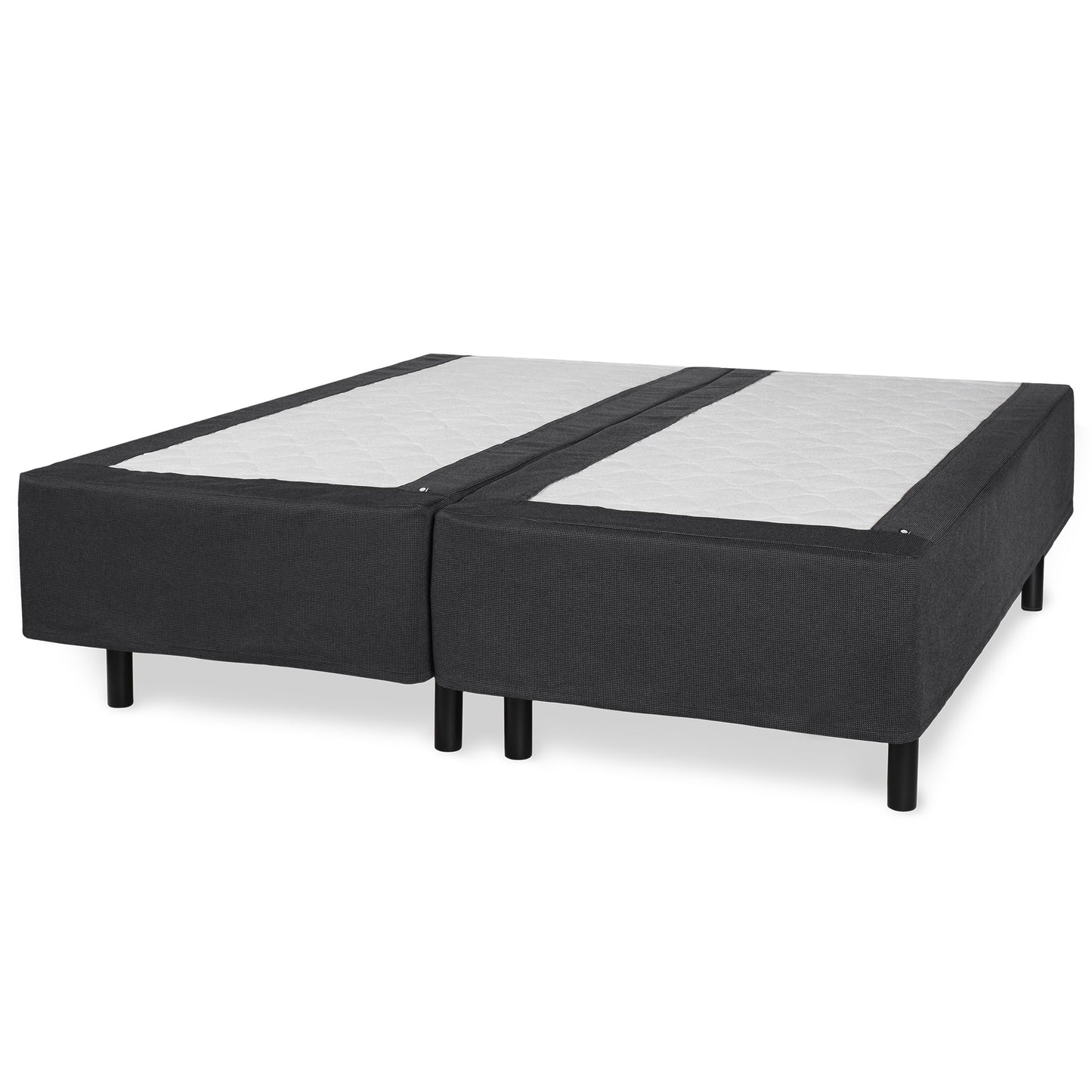 Double hotel bed bundle 180x210 cm | dark grey
