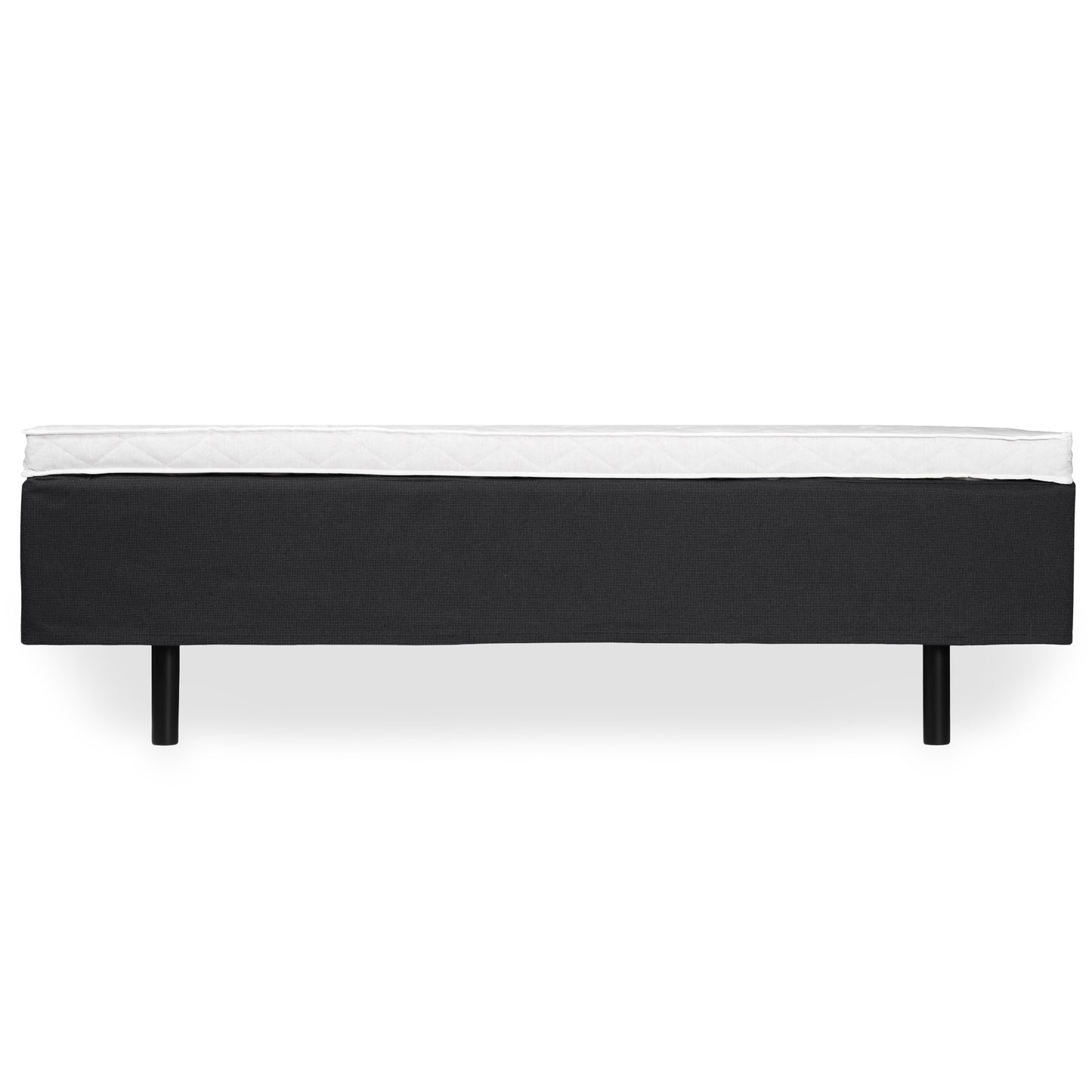 Double hotel bed bundle 180x210 cm | dark grey