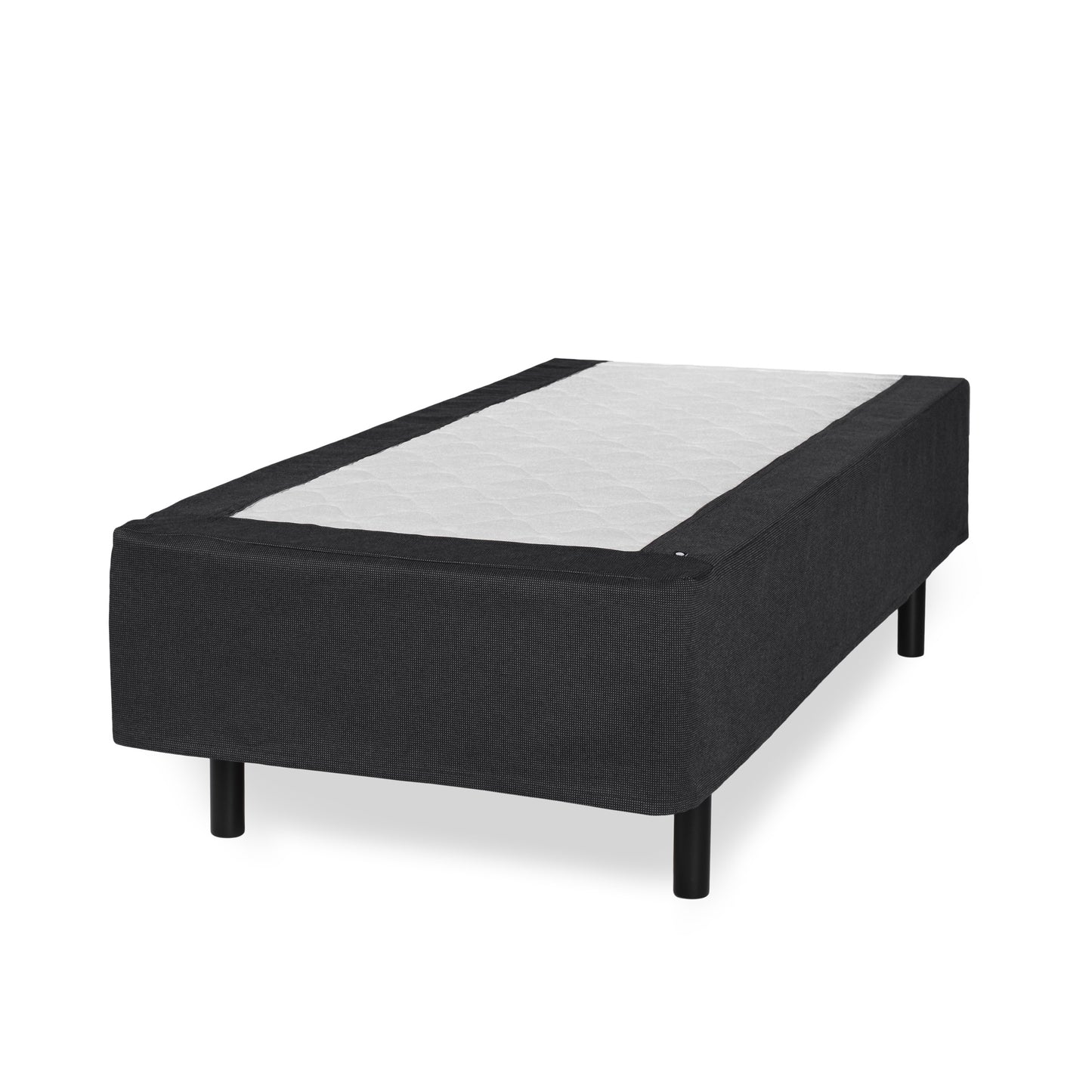 Single hotel bed bundle 100x210 cm | dark grey