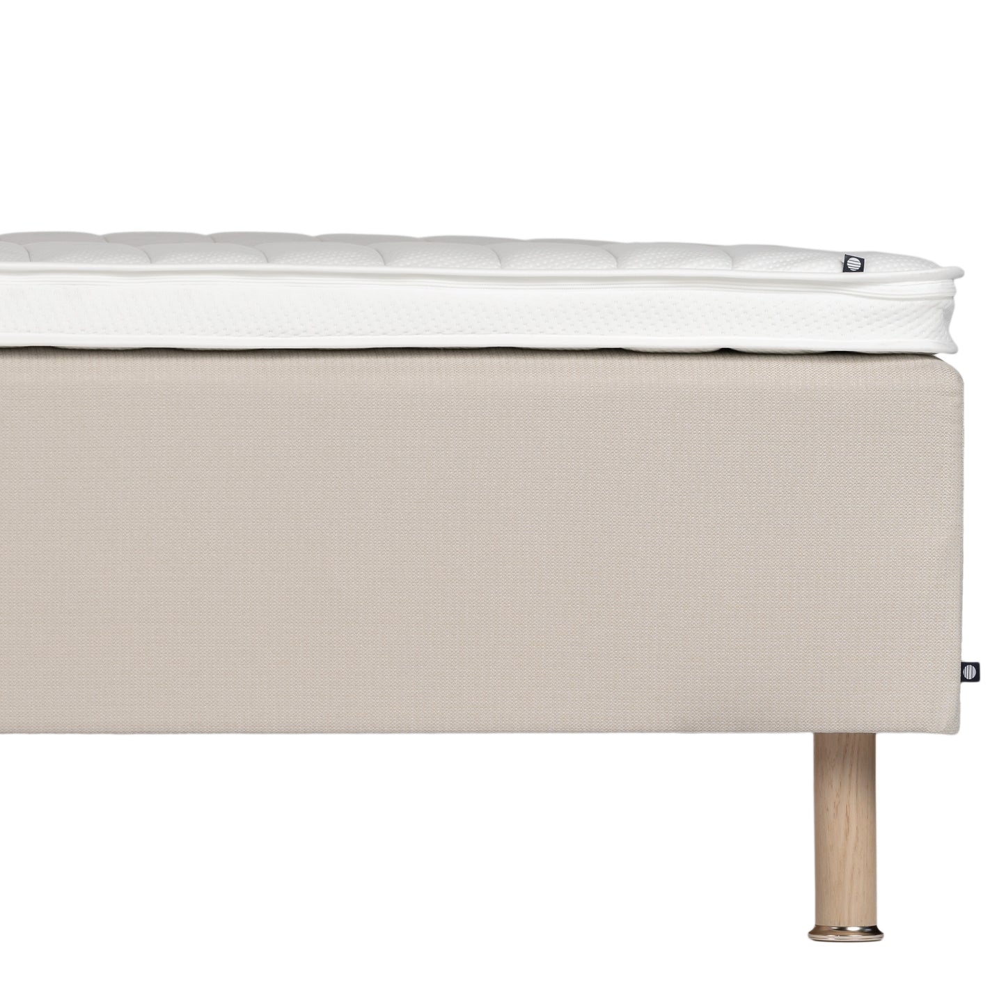 Zone frame bed 90x200 cm | putty