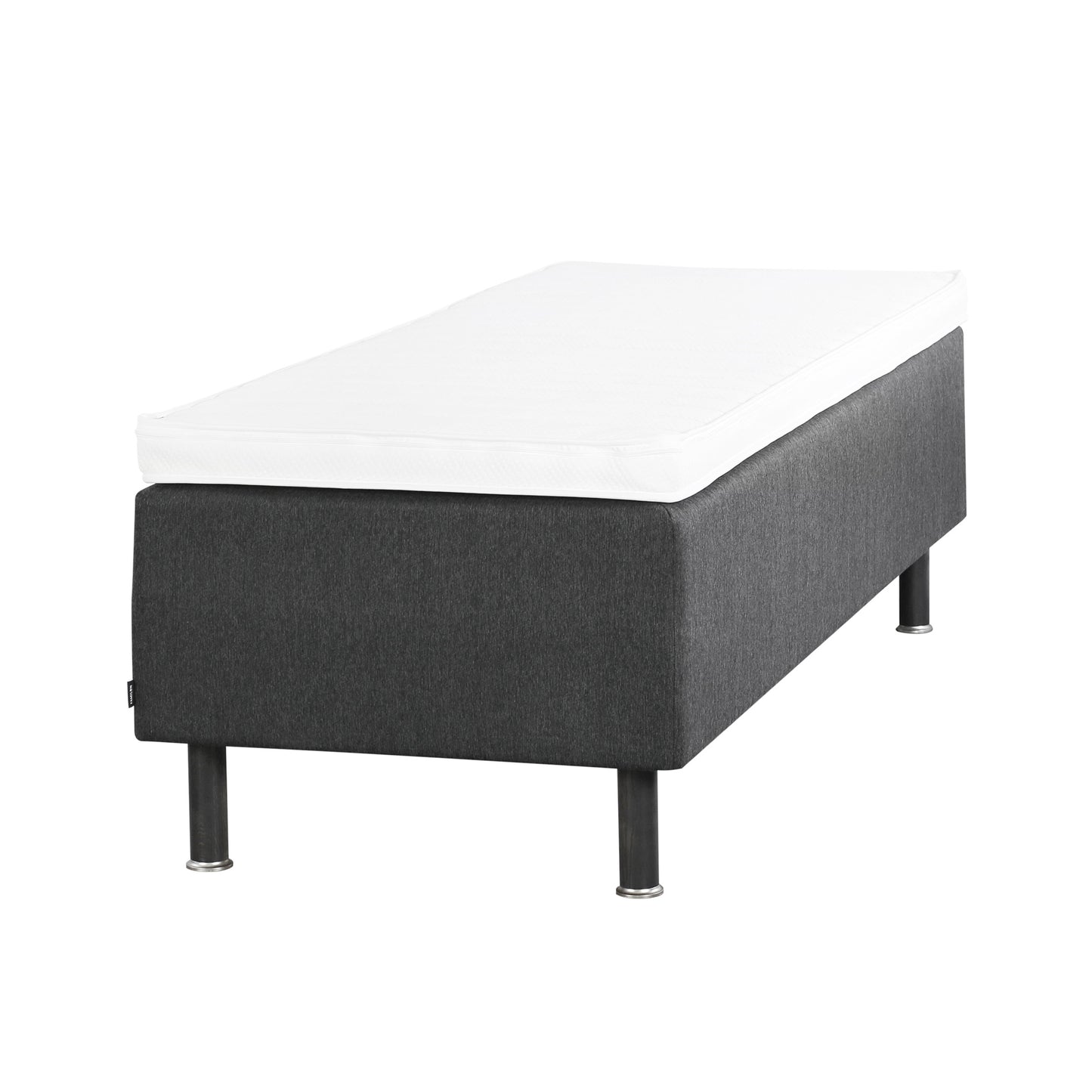 Zone frame bed 80x200 cm | dark grey