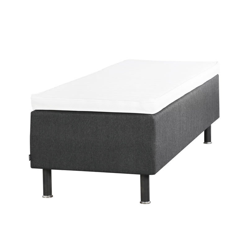 Zone frame bed 80x200 cm | dark grey
