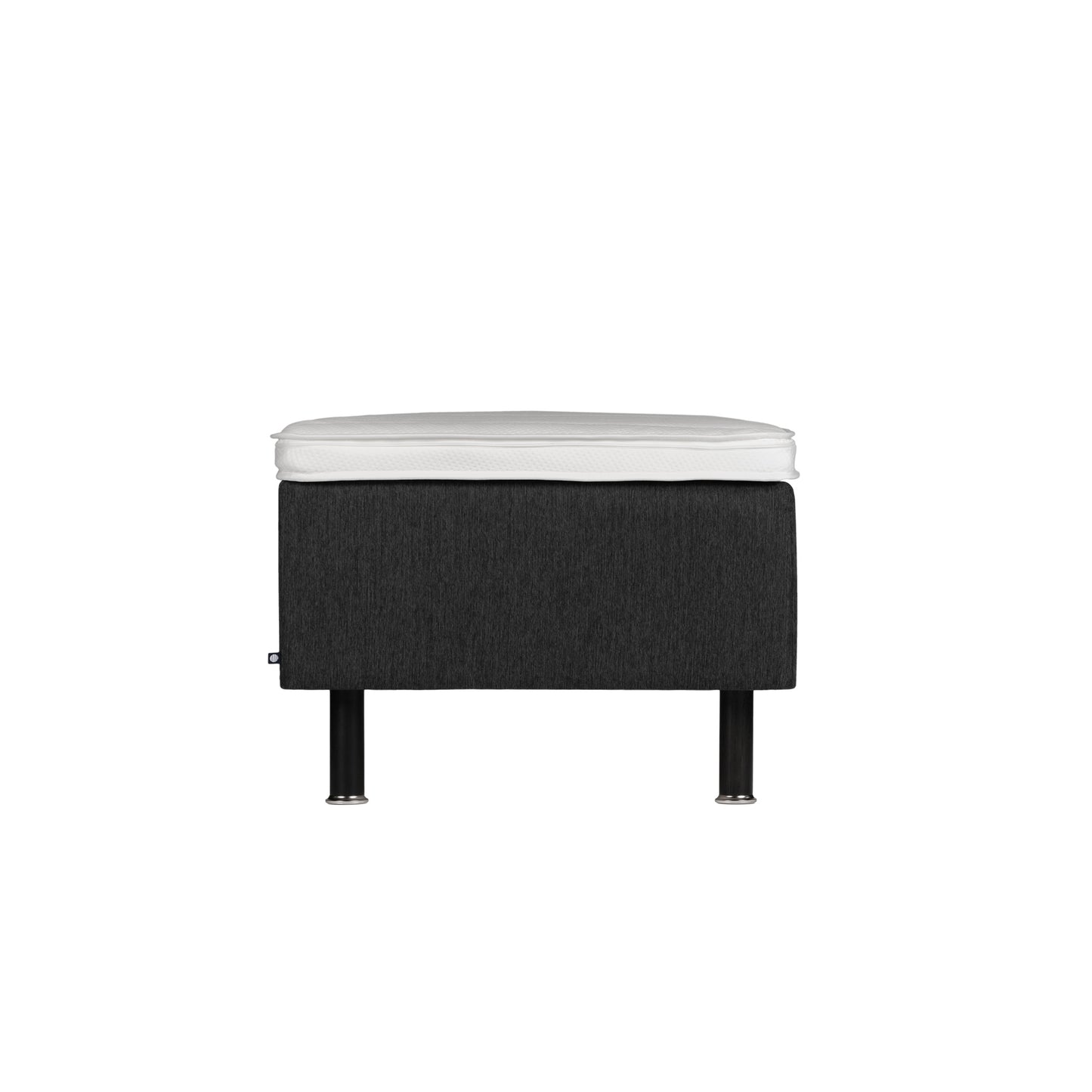 Zone frame bed 80x200 cm | dark grey