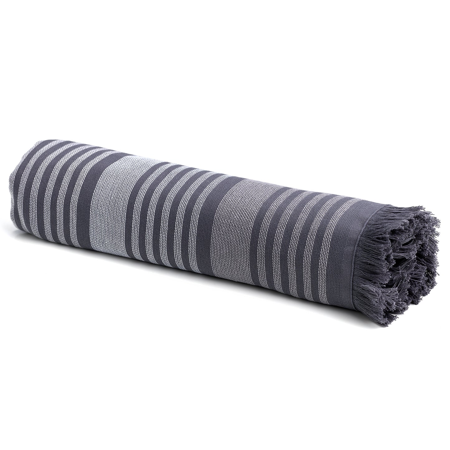 Stripe Hammam bath towel | grey