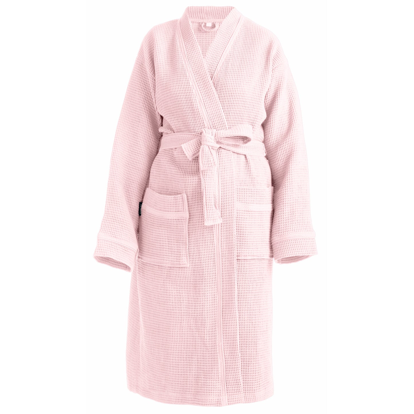 Waffle bathrobe L–XL | powder