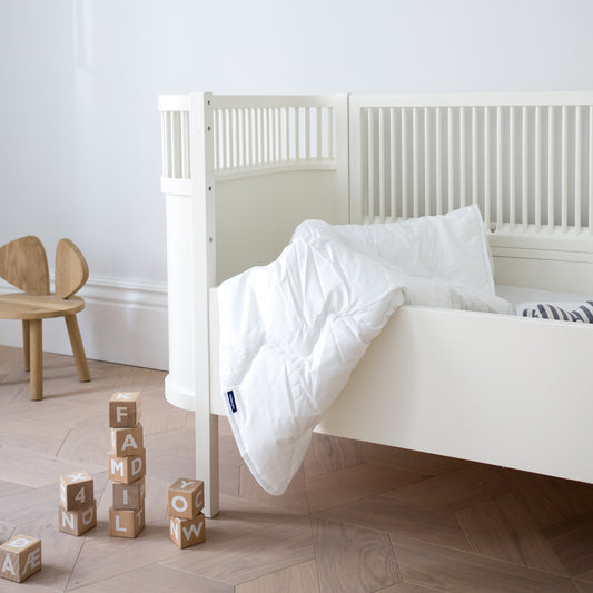 Percale Organic kids flat sheet 150x200 cm | white
