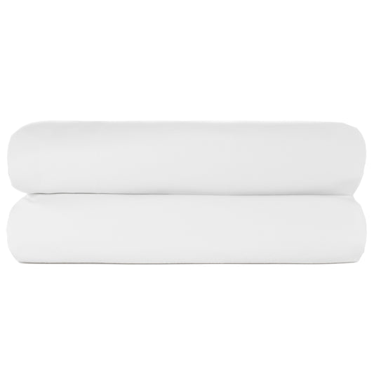 Percale Organic fitted sheet 160x200 cm | white