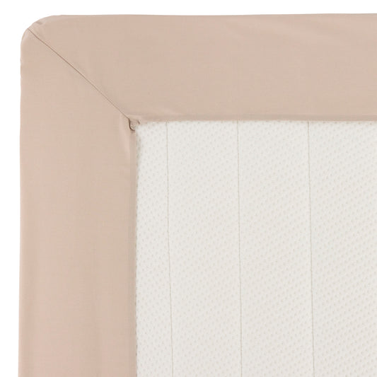 Percale Organic fitted sheet 180x200 cm | greige