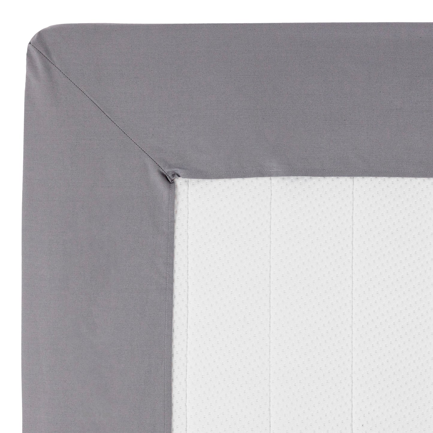 Percale Organic fitted sheet 180x200 cm | grey