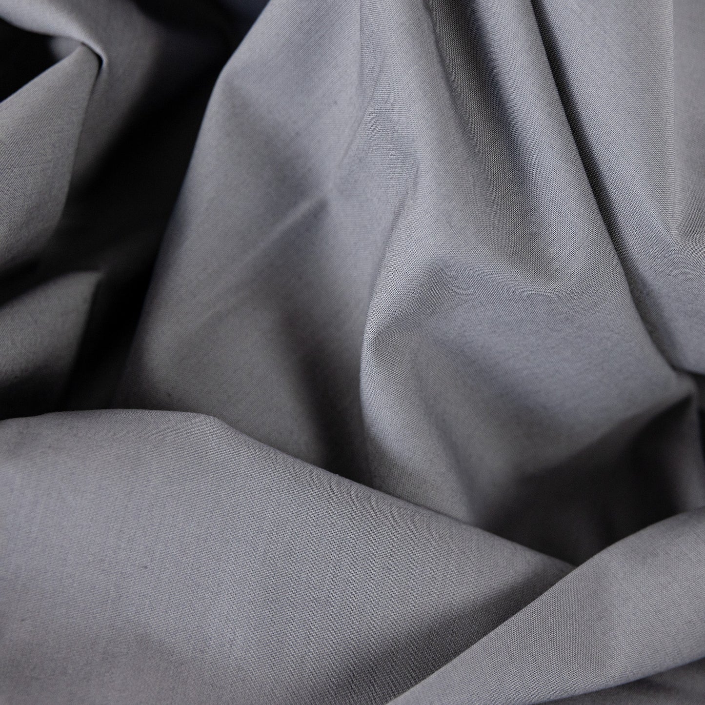 Percale Organic fitted sheet 180x200 cm | grey
