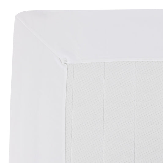 Percale Organic fitted sheet 160x200 cm | white