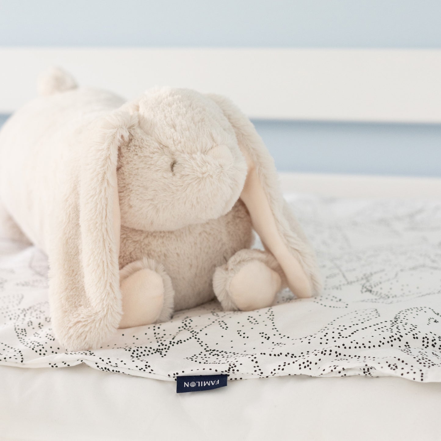 Norppa Organic kids duvet cover set | white/black