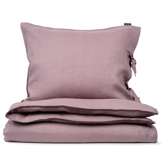 Linen duvet cover set | heather