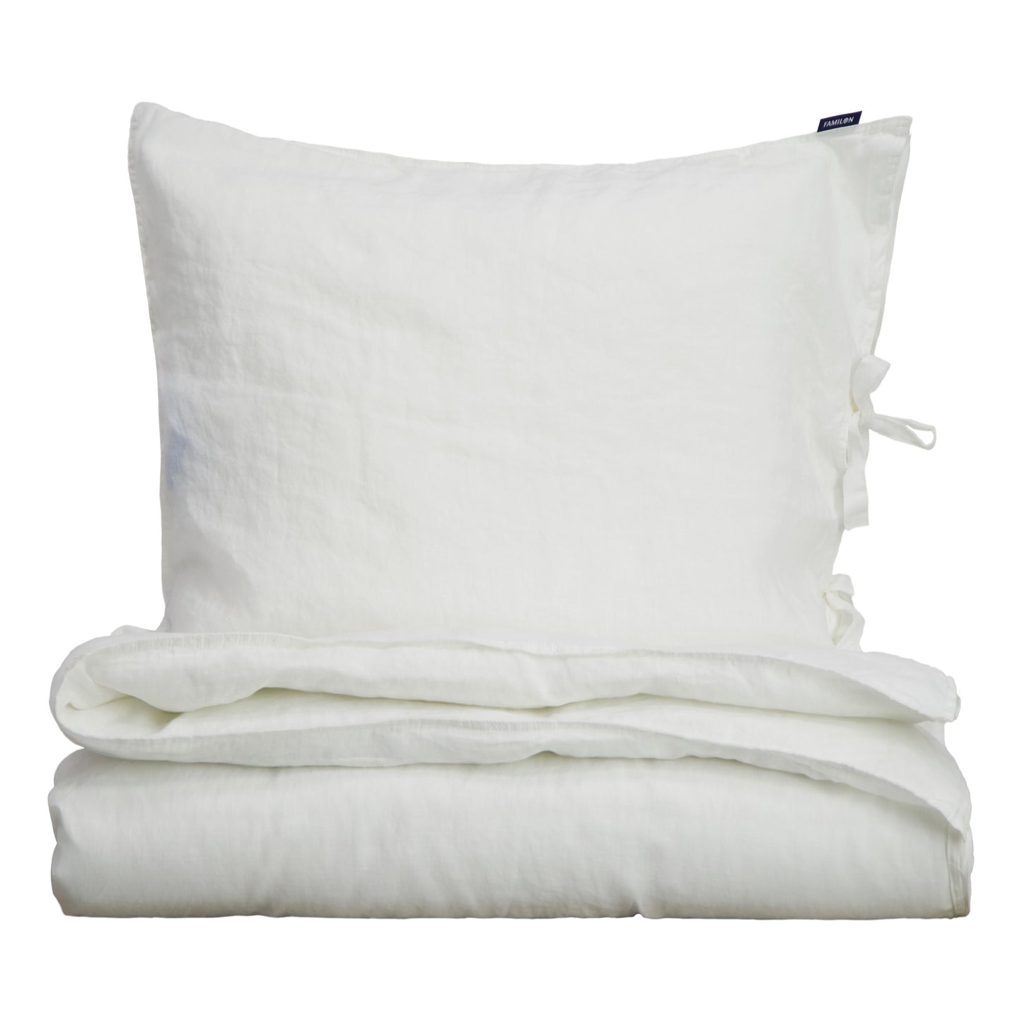 Linen duvet cover set | white
