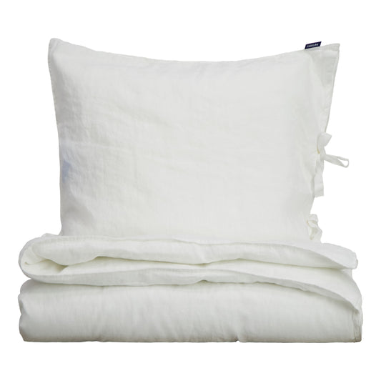Linen duvet cover set | white