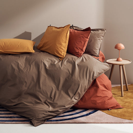 Percale duvet cover set | fall foliage