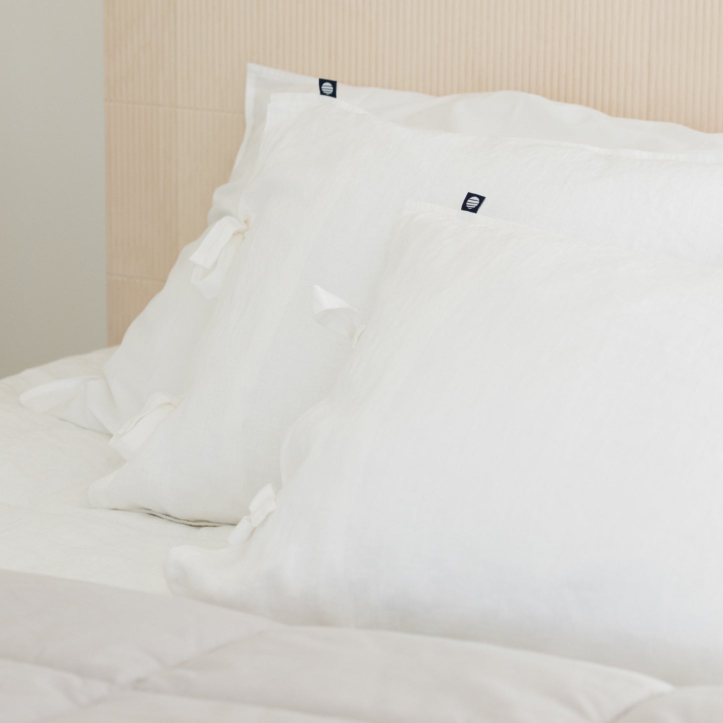 Linen duvet cover set | white