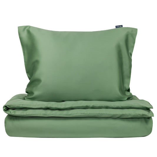Tencel satin duvet cover set | birch