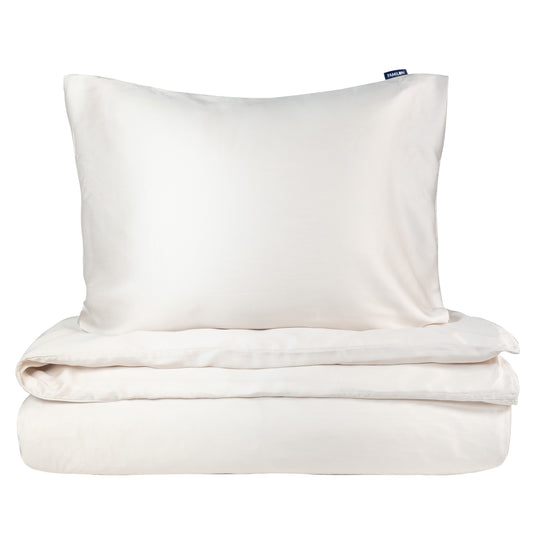 Tencel satin duvet cover set | champagne