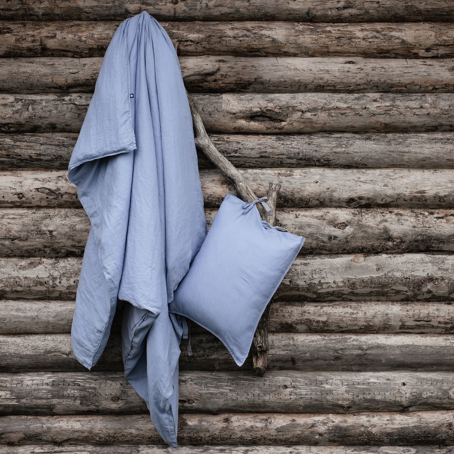 Linen duvet cover set | sky blue